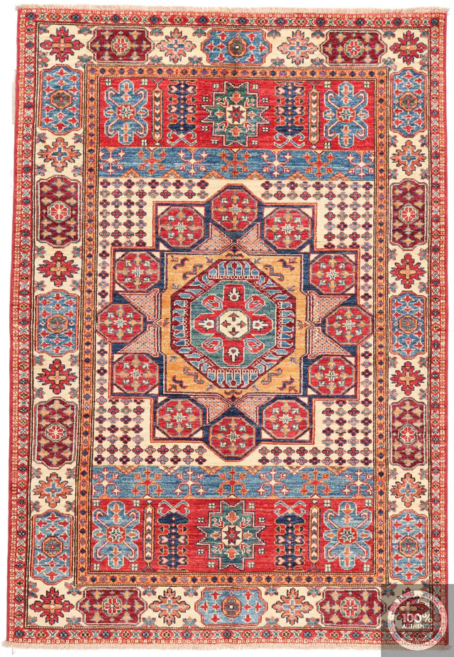 Garous Kazak design rug 6 x 4'1, 184 × 127 cm