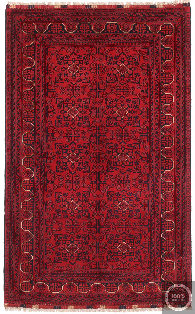 Khal Mohammad Afghan rug, 195 × 117 cm