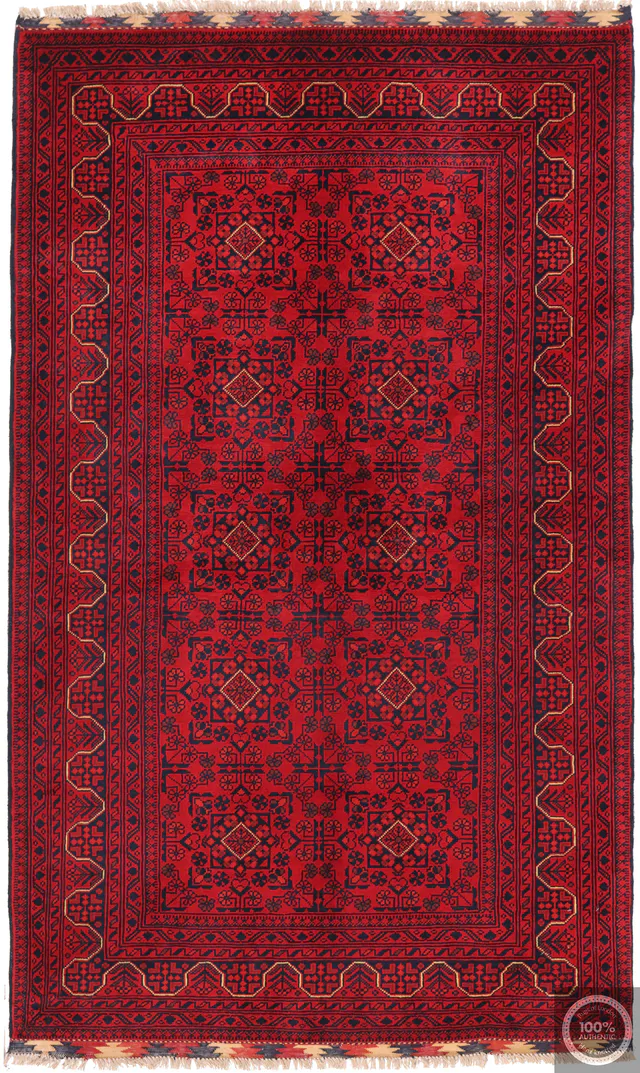 Khal Mohammad Afghan Rug, 207 × 121 cm