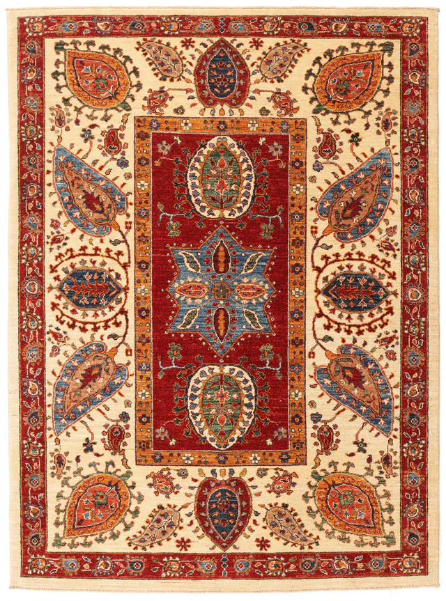 Garous Ziegler design rug 7 x 5'2, 214 × 158 cm