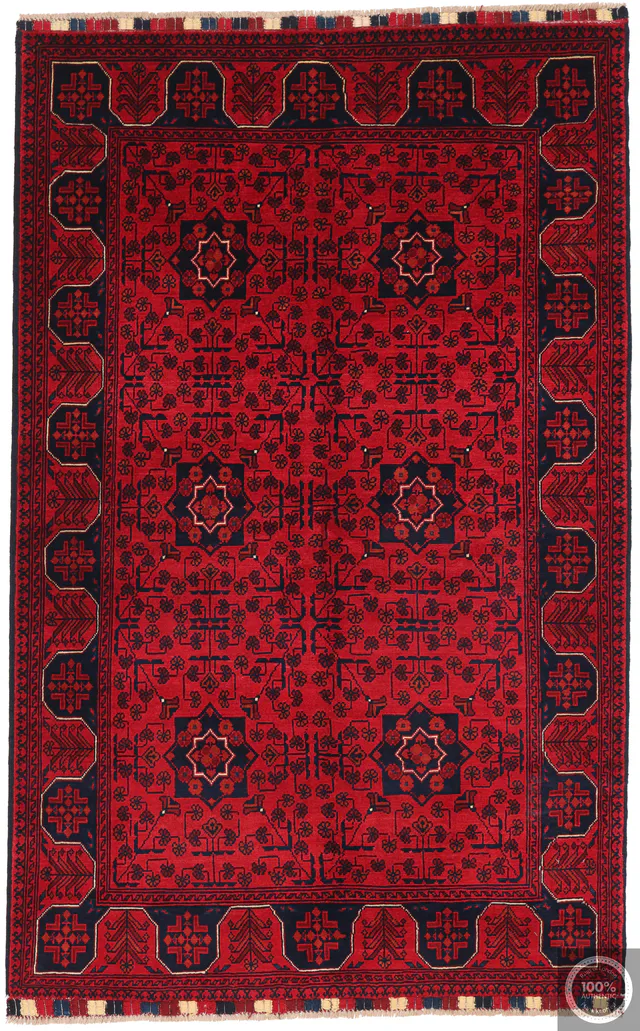 Khal Mohammad Afghan Rug, 189 × 119 cm