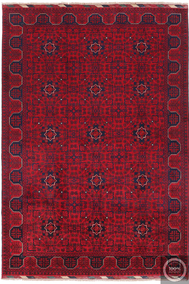 Khal Mohammad Afghan rug, 247 × 171 cm