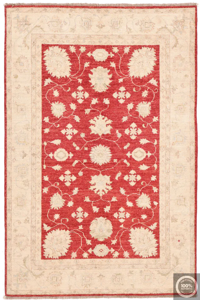 Garous / Ziegler design Rug – Red 6 x 4, 177 × 120 cm