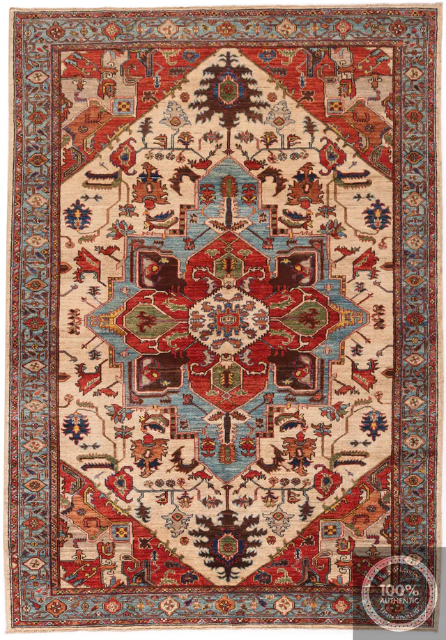 Shirvan design rug, 239 × 168 cm