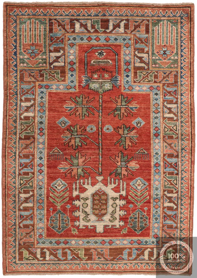Shirvan design rug, 140 × 101 cm