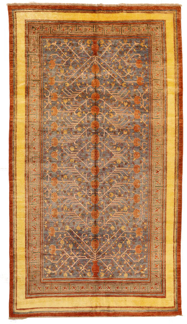 Khotan Samarkand Design Part Silk, 311 × 168 cm