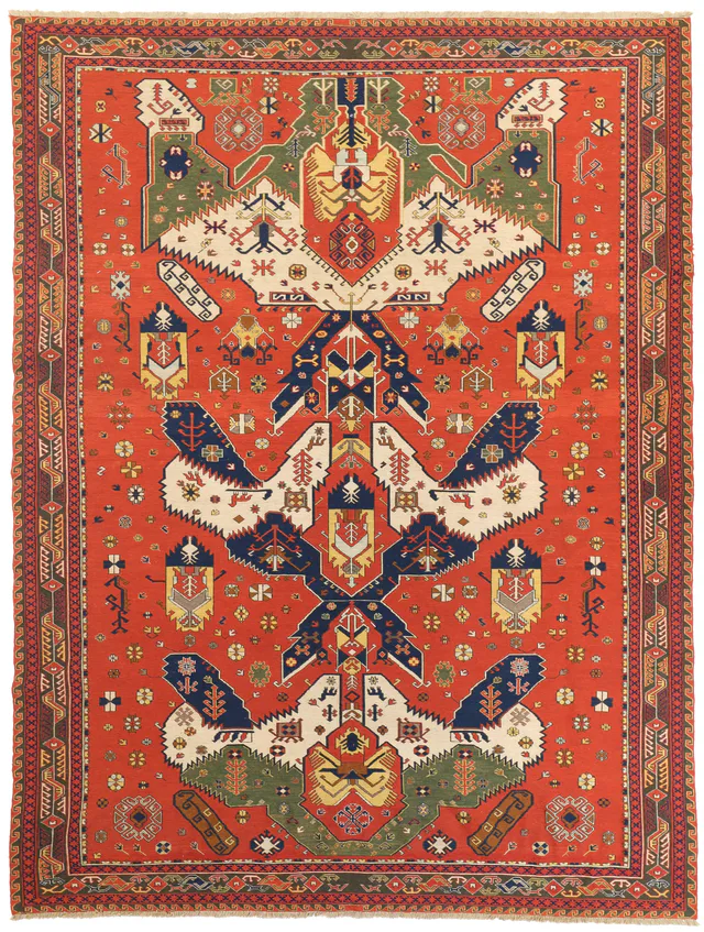 Fine Sumak Kilim 10 x 7'6, 307 × 234 cm