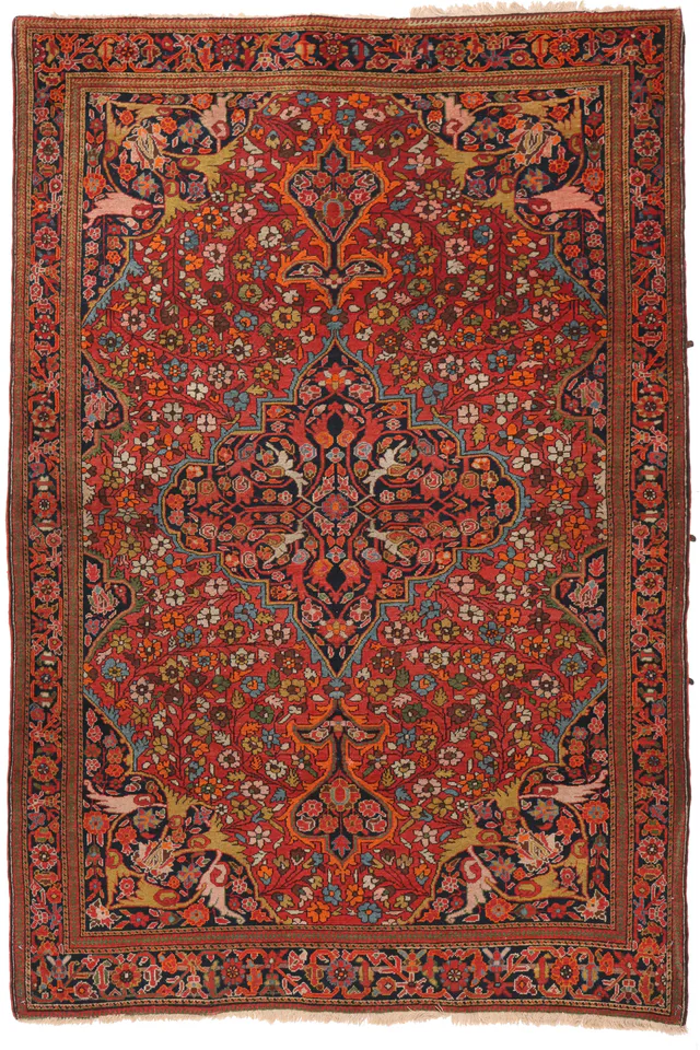 Antique Ferahan Rug – circa 1910, 197 × 127 cm