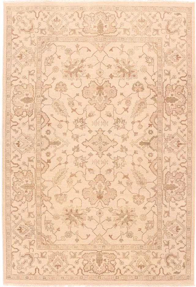 Garous Ziegler design Indian rug, 266 × 178 cm