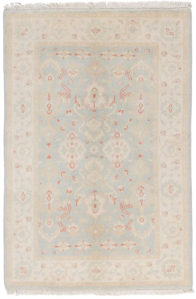Garous Ushak Oushak Design Rug – 5'9 x 4, 181 × 123 cm