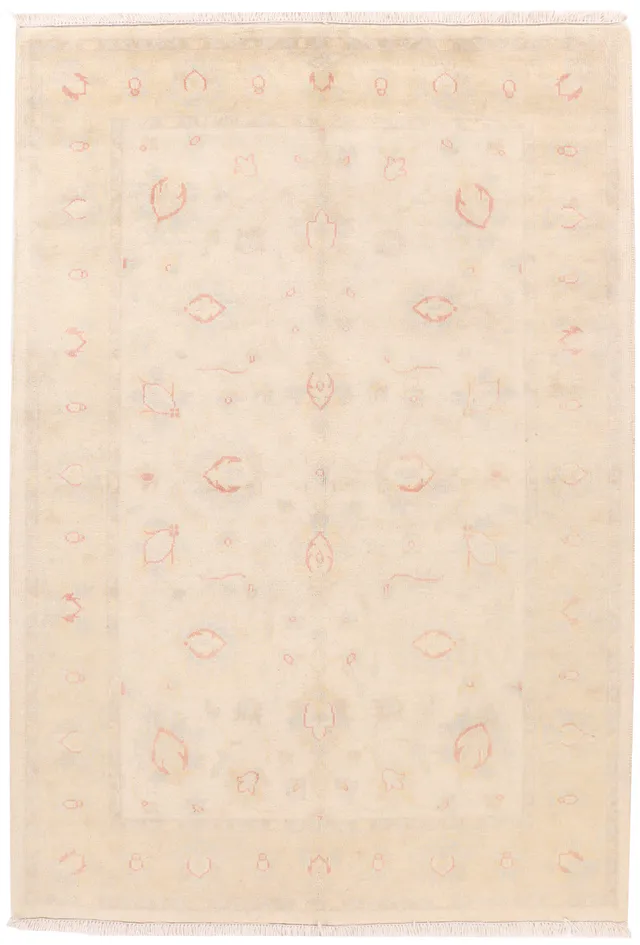 Ushak Oushak Garous Design Rug – 6 x 3'9, 184 × 119 cm