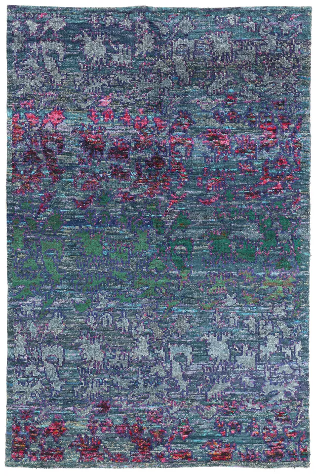 Sari Silk rug, 231 × 158 cm
