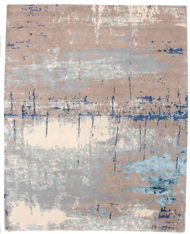 Modern part silk design 10 x 8'2, 306 × 250 cm