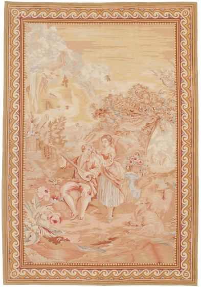 Tapestry Lover's Scene, 243 × 170 cm