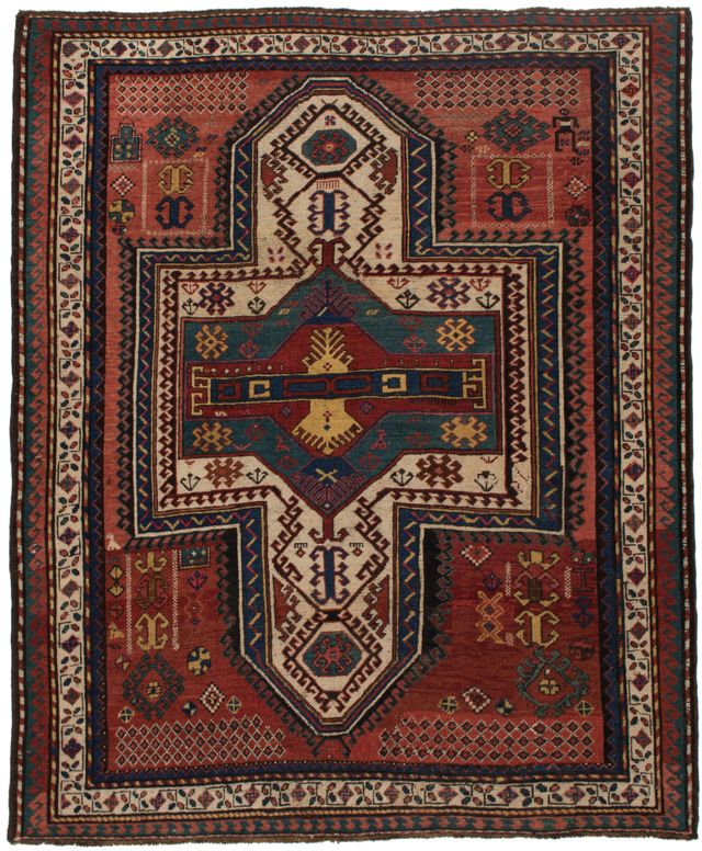Caucasian Kazak design, 188 × 155 cm