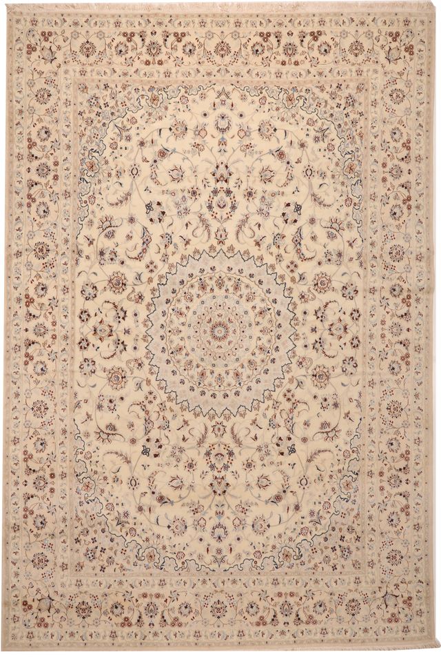 PERSIAN NAIN RUG WITH SILK HIGHLIGHTS, 442 × 301 cm