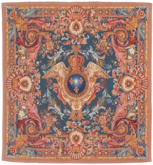 Tapestry French cote of arm, 198 × 189 cm