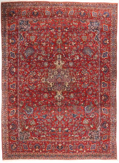 Persian Fine Isfahan Rug – circa 1920, 440 × 323 cm
