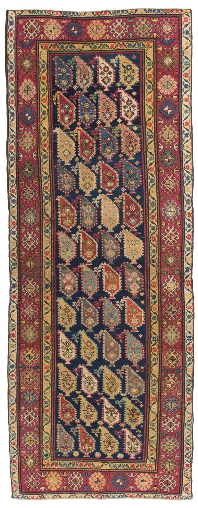 Persian Gharabagh / karabakh runner, 282 × 102 cm