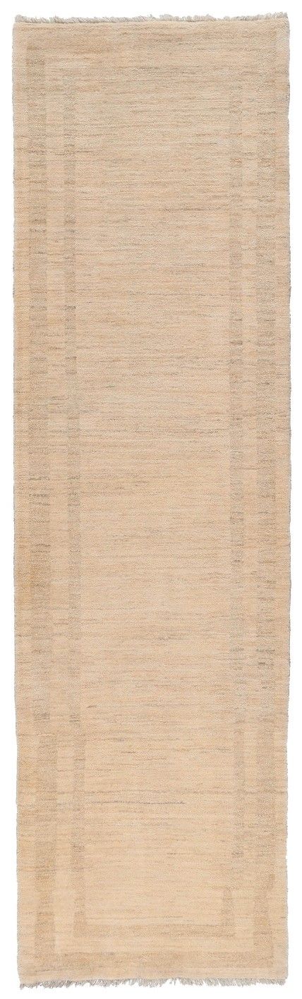 Persian Gabbeh runner Beige, 291 × 85 cm