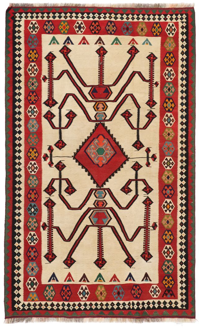 Nomadic Kashgai Qashgai Rug, 256 × 153 cm