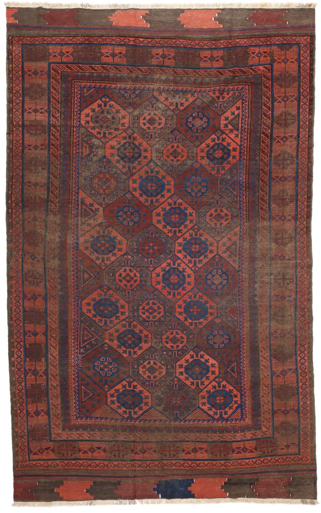 Antique Balouch Baluch Kurdi Rug circa 1900, 340 × 200 cm