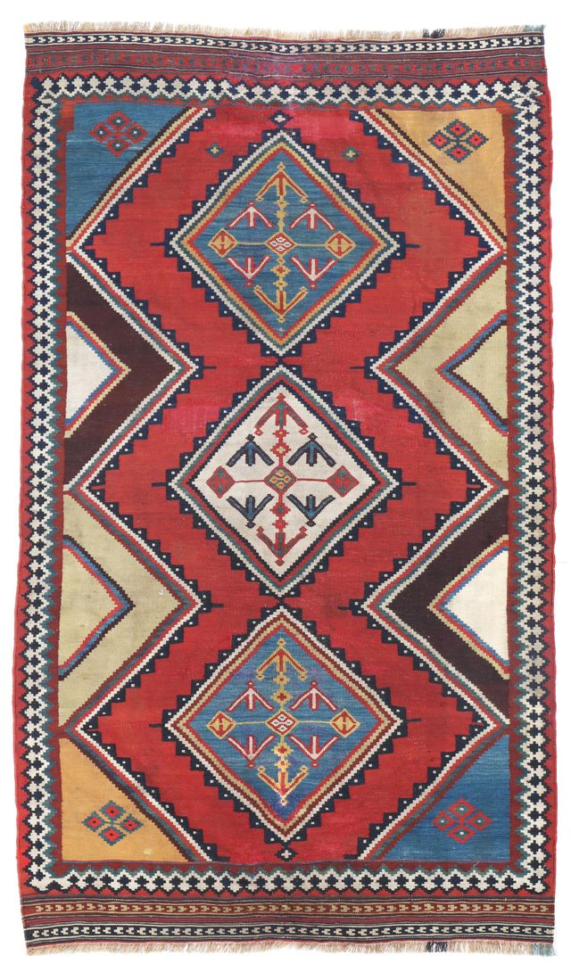 Kashgai / Qashkai Kilim Rug circa 1920, 265 × 154 cm