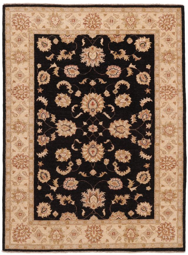 Black Garous / Ziegler design Rug – 6 x 4, 180 × 134 cm