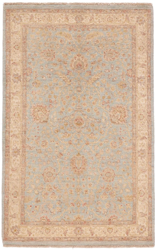 Garous / Ziegler Design Rug – Pale Blue 5 x 3, 151 × 97 cm