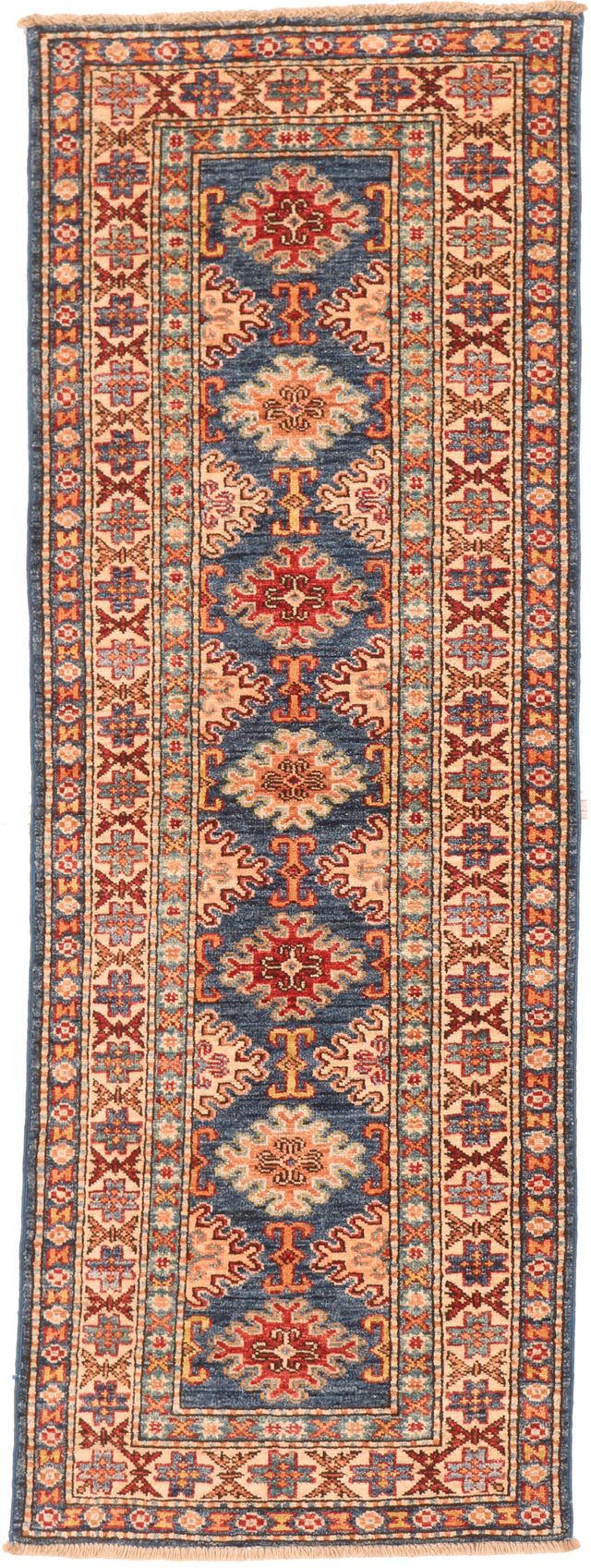 Caucasian Kazak design runner rug, 181 × 59 cm
