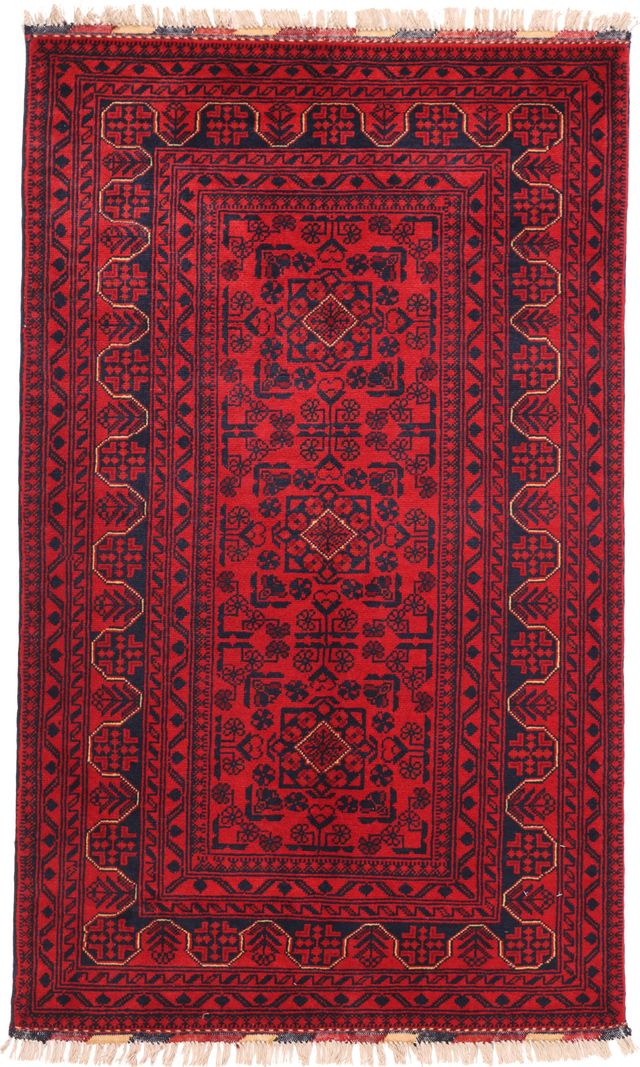 Khal Mohammad Afghan rug, 163 × 97 cm