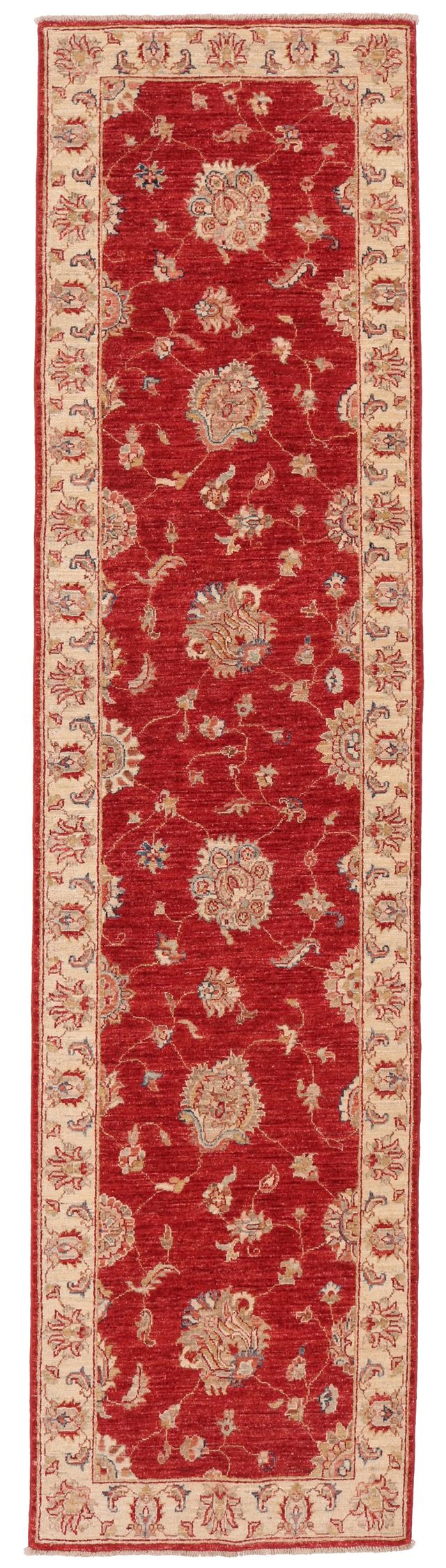 Garous / Ziegler Design Runner – Red 10 x 2'4, 308 × 74 cm