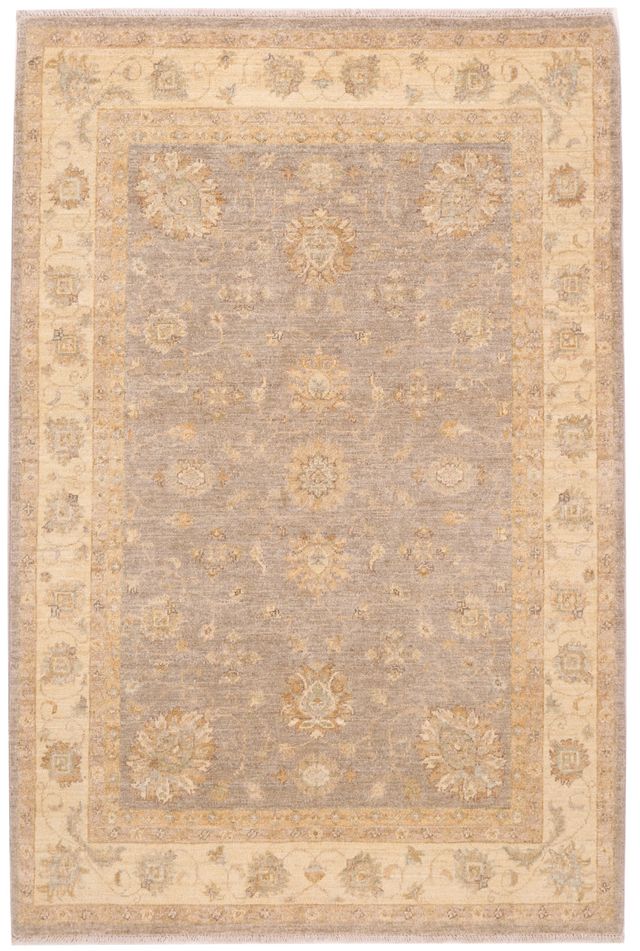 Garous / Ziegler design Rug – Grey 6 x 4, 182 × 120 cm