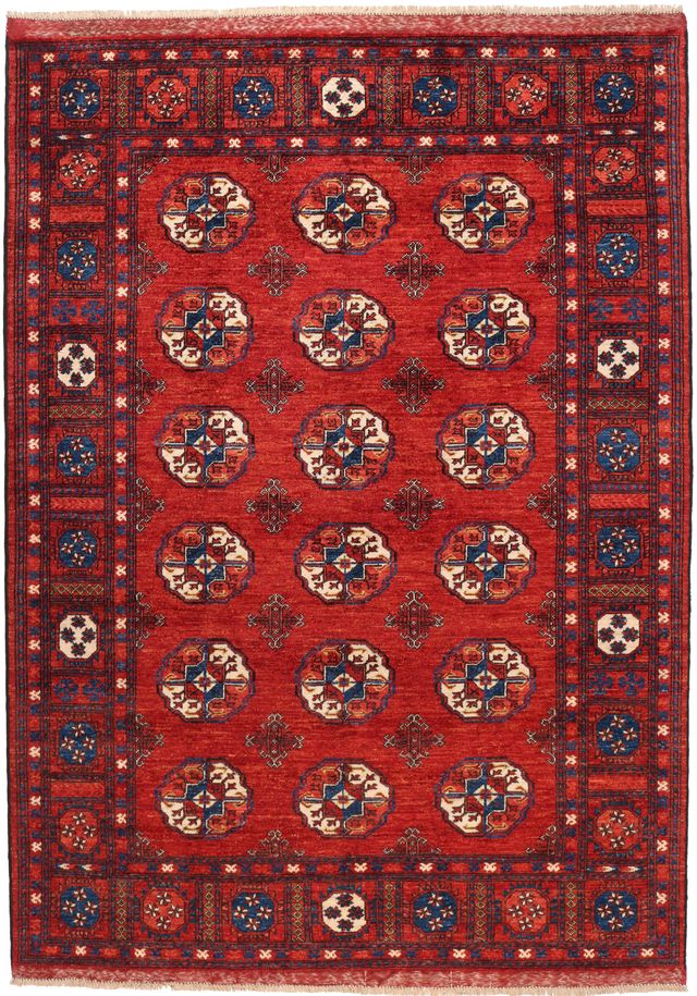 Luxury Hand Made Ersari Afghan Rug, 241 × 164 cm