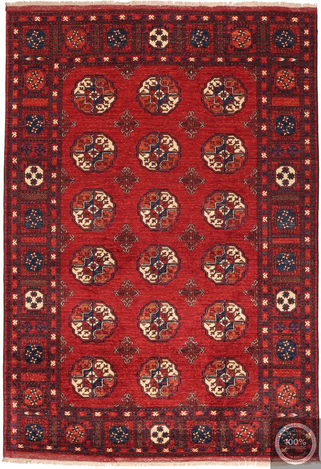 Luxury Hand Knotted Ersari Rug, 251 × 170 cm