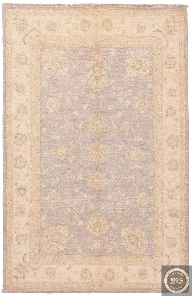 Garous / Ziegler design Rug – Grey 6 x 4, 183 × 119 cm