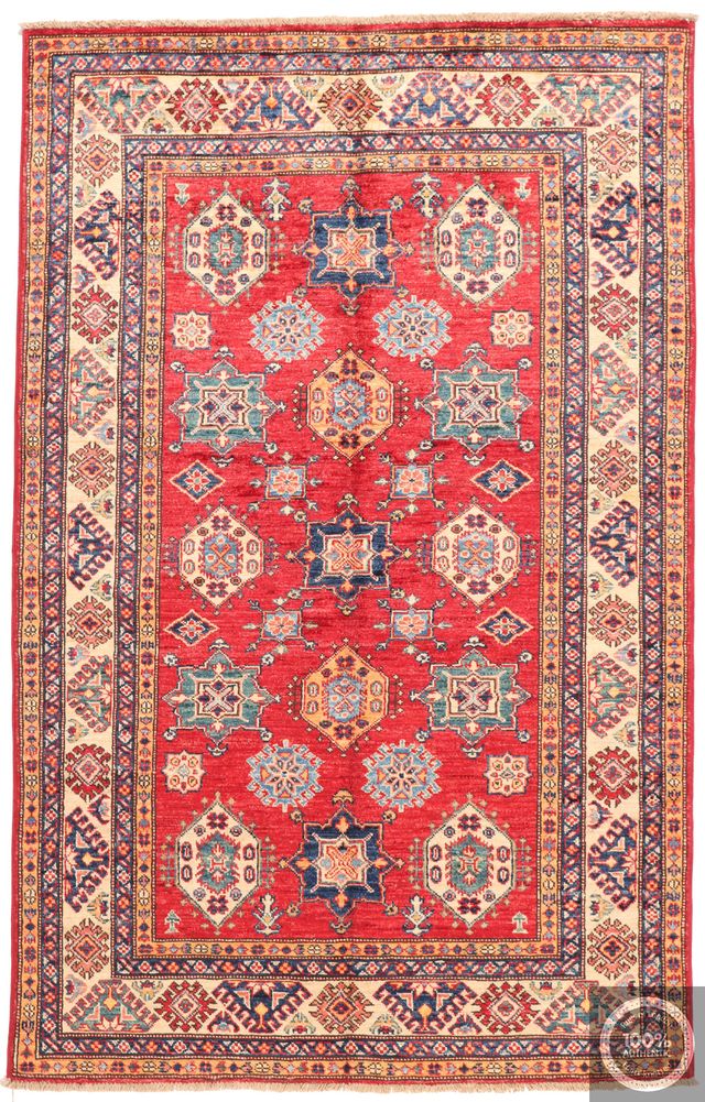 Caucasian Kazak design rug red, 175 × 112 cm
