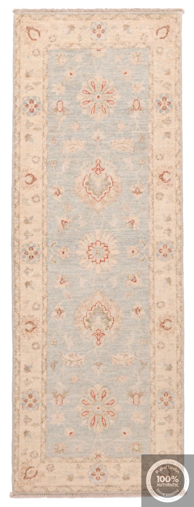 Garous / Ziegler Design Runner – Blue, 199 × 70 cm