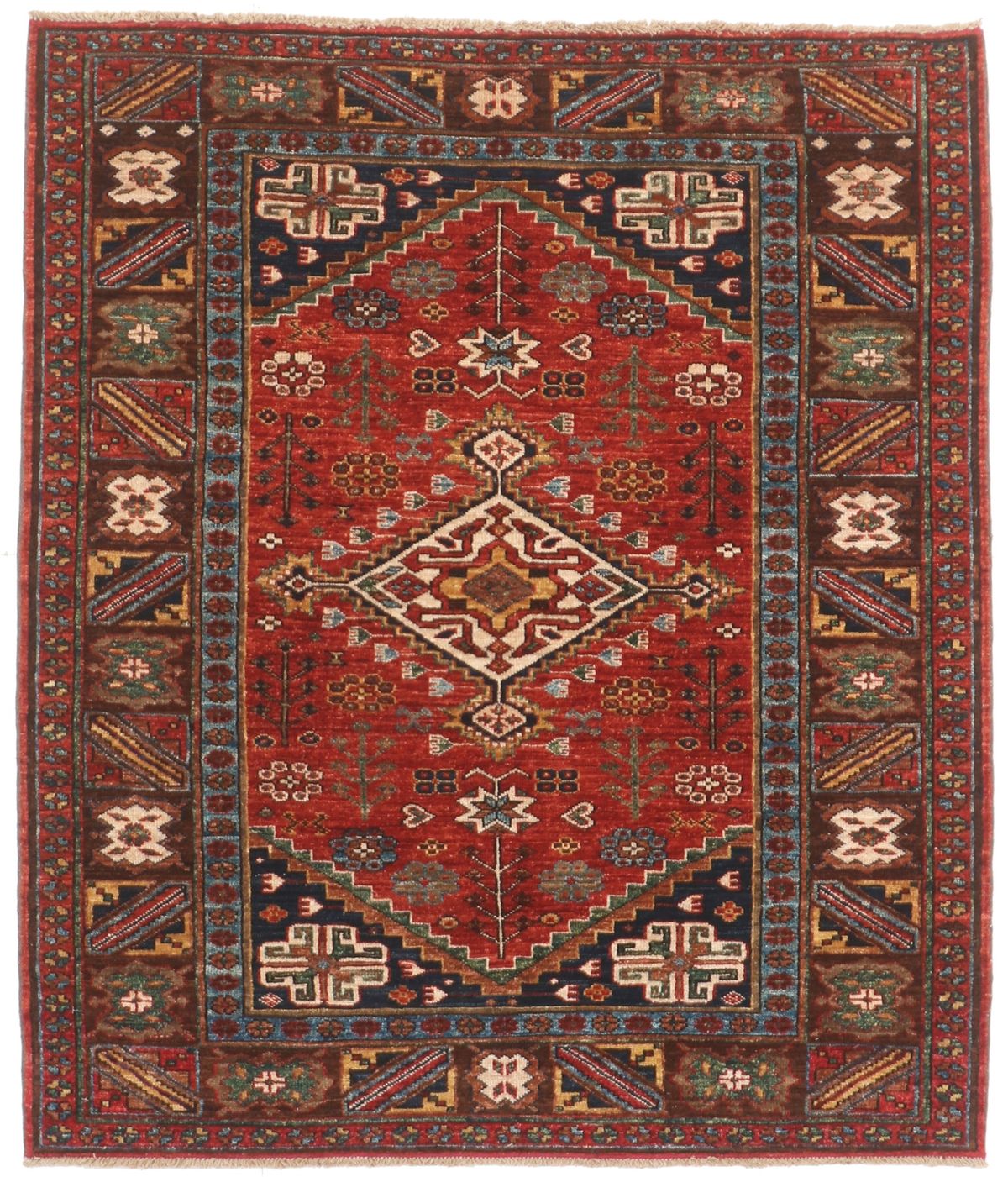 Shirvan Design Rug in, 146 × 128 cm