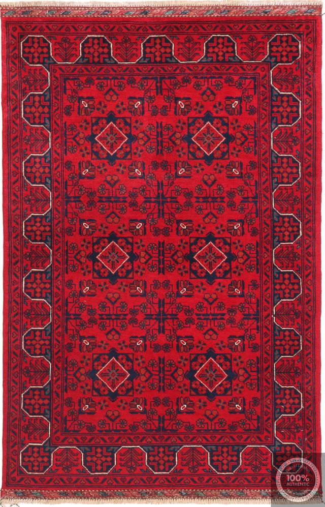 Khal Mohammad Afghan Rug in, 150 × 99 cm