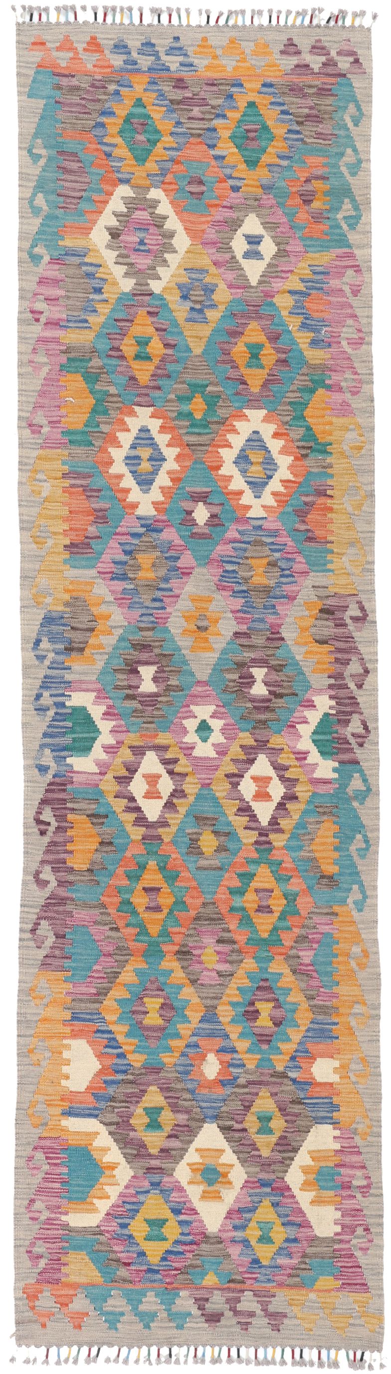 Shirvan Design Kilim Runner, 294 × 80 cm