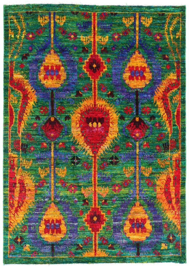 Sari Silk rug in, 182 × 124 cm