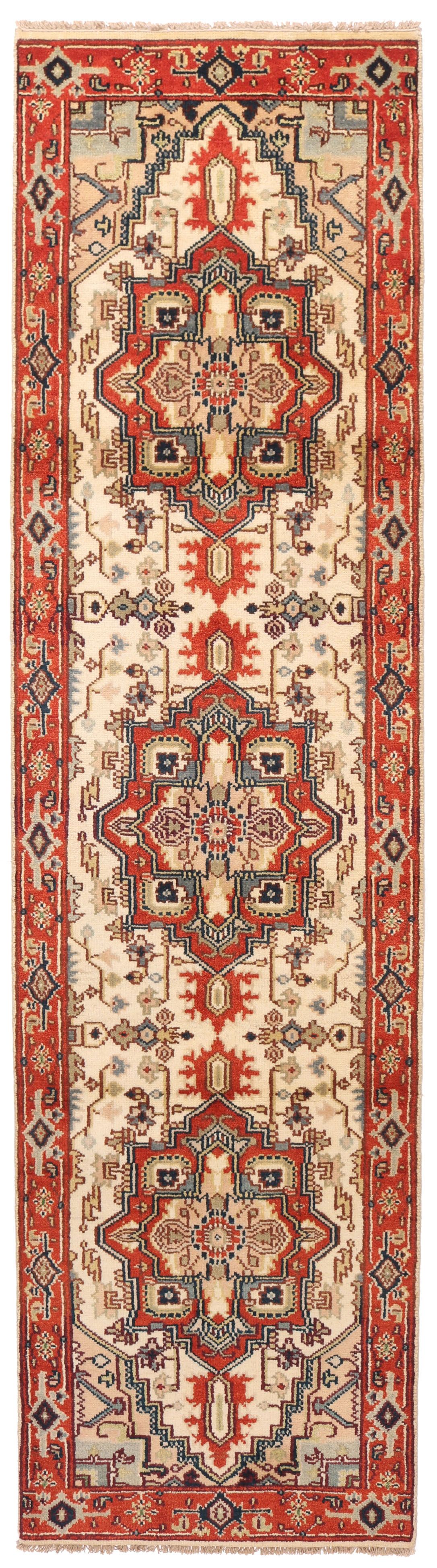 Serapi Design Rug Runner, 302 × 79 cm