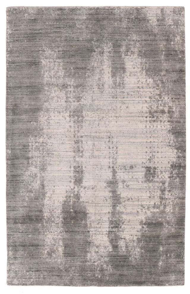 Grey Modern part silk design, 246 × 157 cm